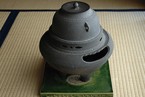 楽焼茶釜